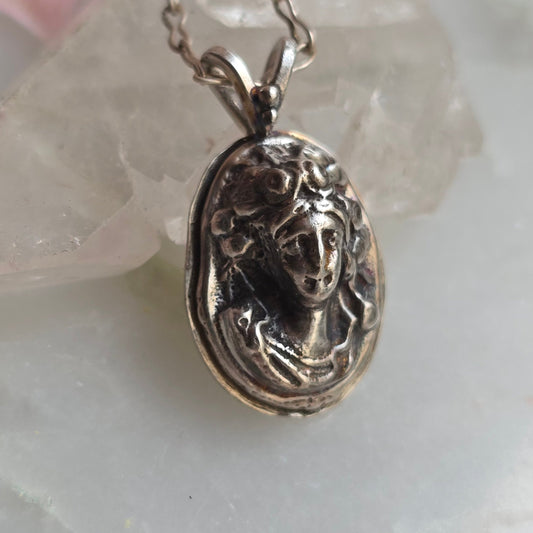 Medusa Masthead Silver Pendant