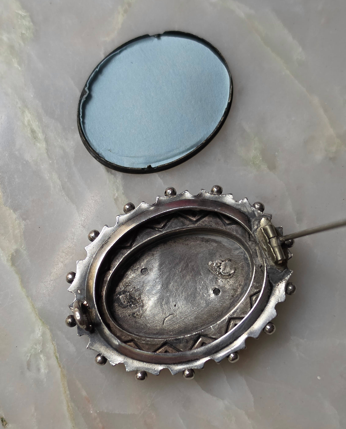 Antique Victorian Silver Aesthetic Movement Demi-Parure/Set