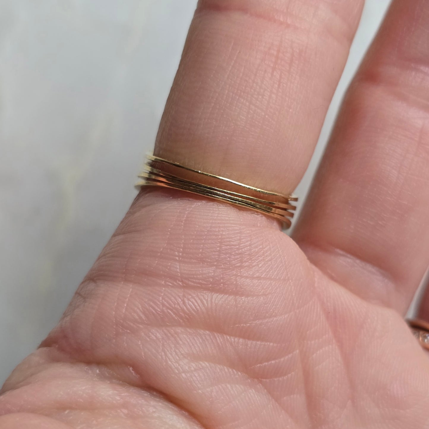 Vintage Turkish 14k Floral Emerald Puzzle Ring