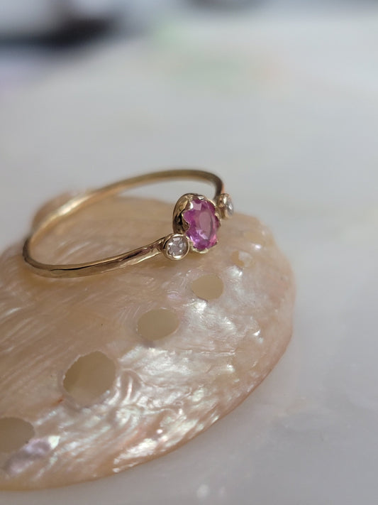 Seraphim Pink Sapphire Ring