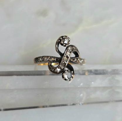 Antique Edwardian Does Georgian Toi Et Moi Diamond Ring