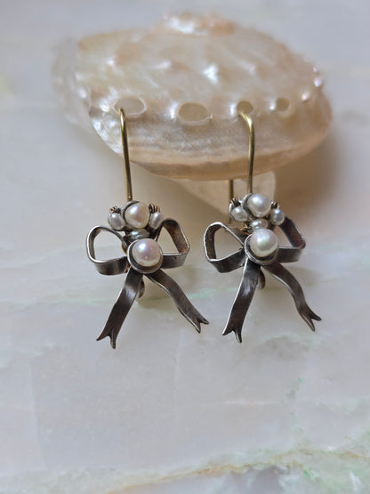 Adelaide Transformable Gold and Silver Pearl Earrings