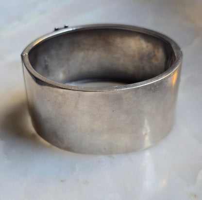 Antique Victorian Silver Buckle Bracelet