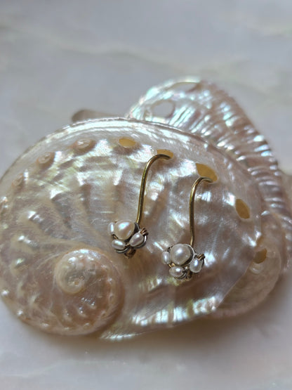 Adelaide Transformable Gold and Silver Pearl Earrings