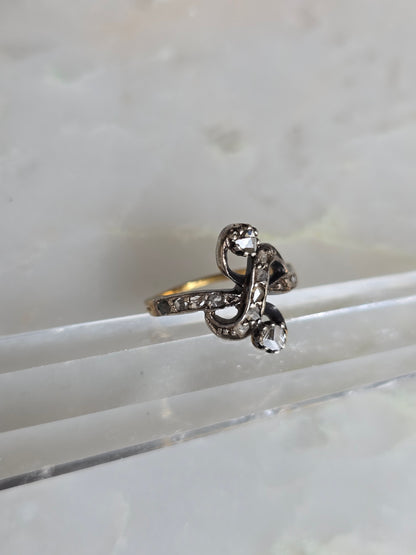 Antique Edwardian Does Georgian Toi Et Moi Diamond Ring