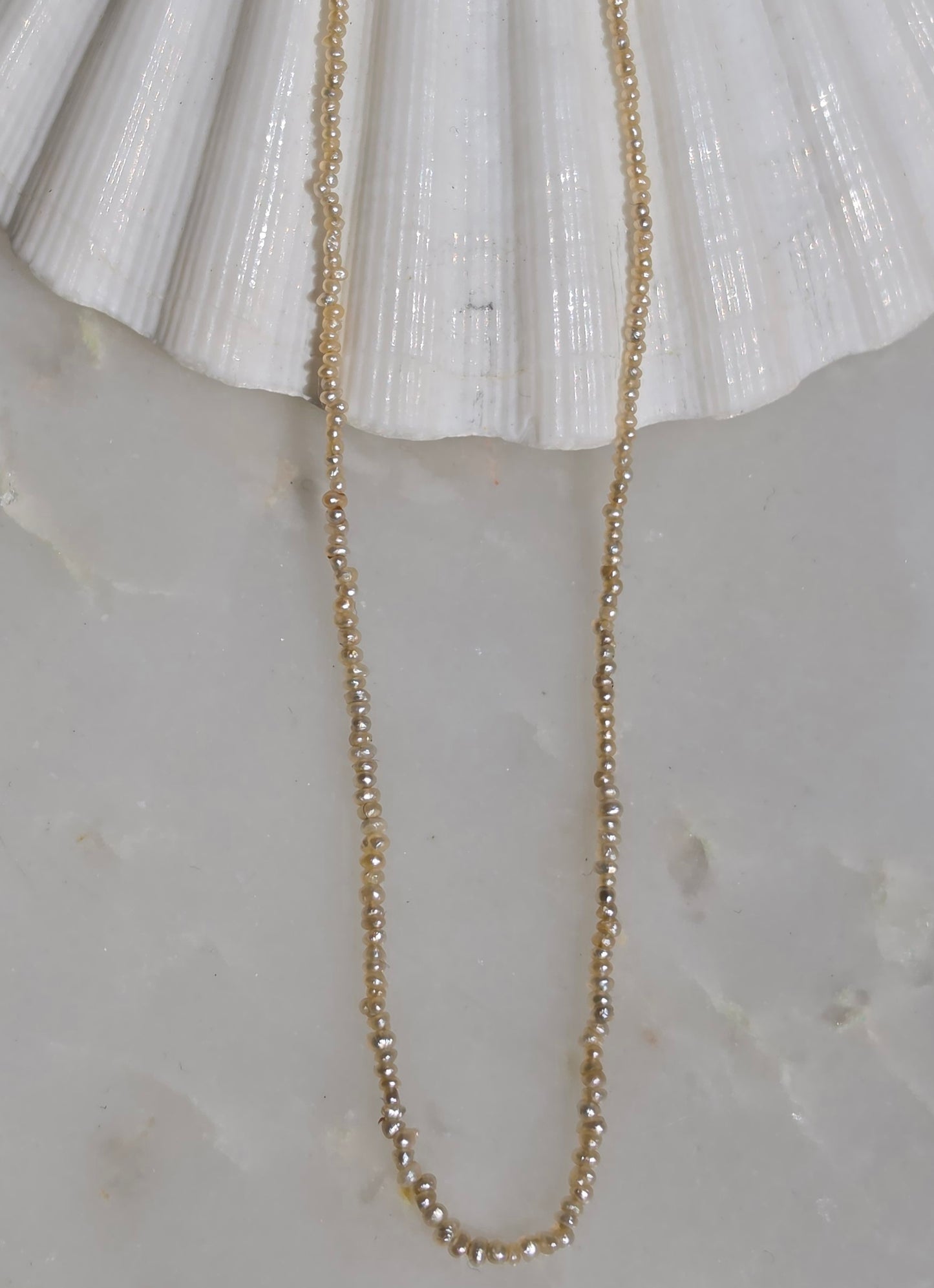 Antique Victorian Graduated Seed Pearl Choker