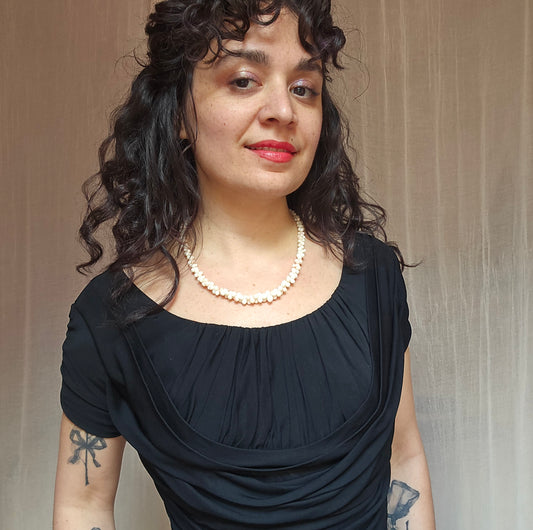 Antique Victorian Carved Angel skin Coral Dogbone Necklace