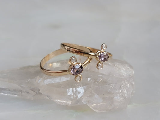 Violet Bonbon Purple Spinel Ring